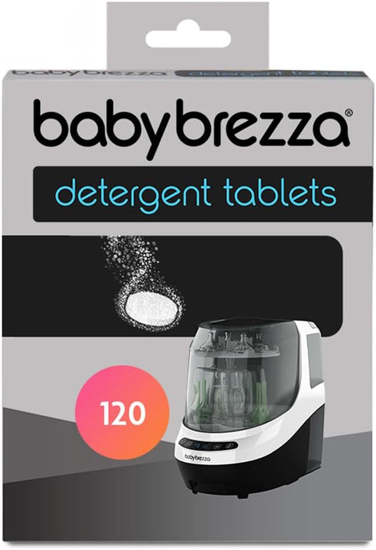 Baby Brezza Official Bottle Detergent Soap Tablets for Baby Brezza Bottle Washer Pro, Includes 120 Washing Tablets