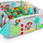 Baby Einstein by Bright Starts 5 - in - 1 Play Activity Gym “Your Way Ball” — Adjustable Activity Center, Removable Toys, Sensory Lights & Sounds, Newborn to 12 Months - Adenzo Comfies
