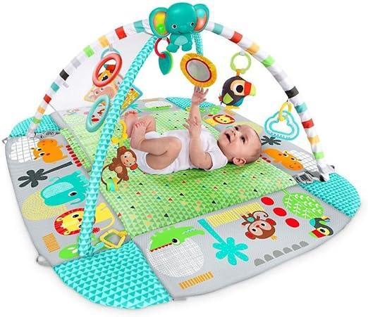 Baby Einstein by Bright Starts 5 - in - 1 Play Activity Gym “Your Way Ball” — Adjustable Activity Center, Removable Toys, Sensory Lights & Sounds, Newborn to 12 Months - Adenzo Comfies
