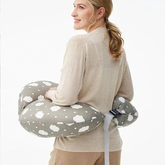 Multifunctional and Adjustable Nursing Pillow for breastfeeding, bottle - feeding, and pregnancy comfort. - Adenzo Comfies