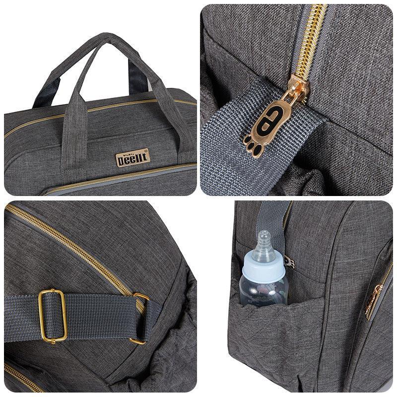 Baby Changing Bag Kit Diaper Bag Stroller Bag Large Capacity Multifunctional Backpack Maternity Mothers Hospital Bottle Holder - Adenzo Comfies