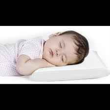 Babyjem Anti-Suffocation Pillow, Beige, 0+ Months, Lightweight Infant Pillow, Breathable Cotton, Ergonomic Design for Safe Sleep