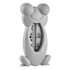 Babyjem Baby Bath & Room Thermometer, Grey, 0+ Months, Dual-Use Temperature Monitor, Floating Design, Safe & BPA-Free