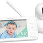 Momcozy BM03 5.5” 1080P Full HD Video Baby Monitor No WiFi – Long-Range Baby Monitor with Camera, Infrared Night Vision, 5800mAh Battery, VOX, 2-Way Audio,