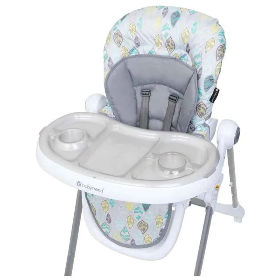Baby Trend Aspen ELX High Chair – Basil, 6 Height Positions, 3 Recline Angles