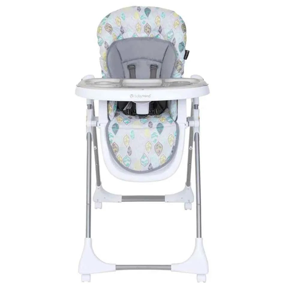 Baby Trend Aspen ELX High Chair – Basil, 6 Height Positions, 3 Recline Angles
