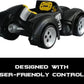Batman Batmobile DC Comic Ride On Toy for Kids | 6 Volt Battery Powered Electric Car with Charger | Easy to Operate & Safe for Toddlers Ages 3 - 5 | Perfect Superhero Gift for Boys & Girls - Adenzo Comfies