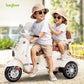 Baybee ScootStar Battery Operated Bike for Kids | Ride on Toy Kids Bike with Dual Seat, Bluetooth, USB & Storage | Baby Bike with Music & Light | Electric Bike to Drive 1 to 3 Years - Adenzo Comfies