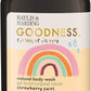 Baylis & Harding Goodness Kids Natural Body Wash 500ml - Strawberry Swirl | 98% Natural-Gentle for new borns | Allergen Free Fragrance | Vegan