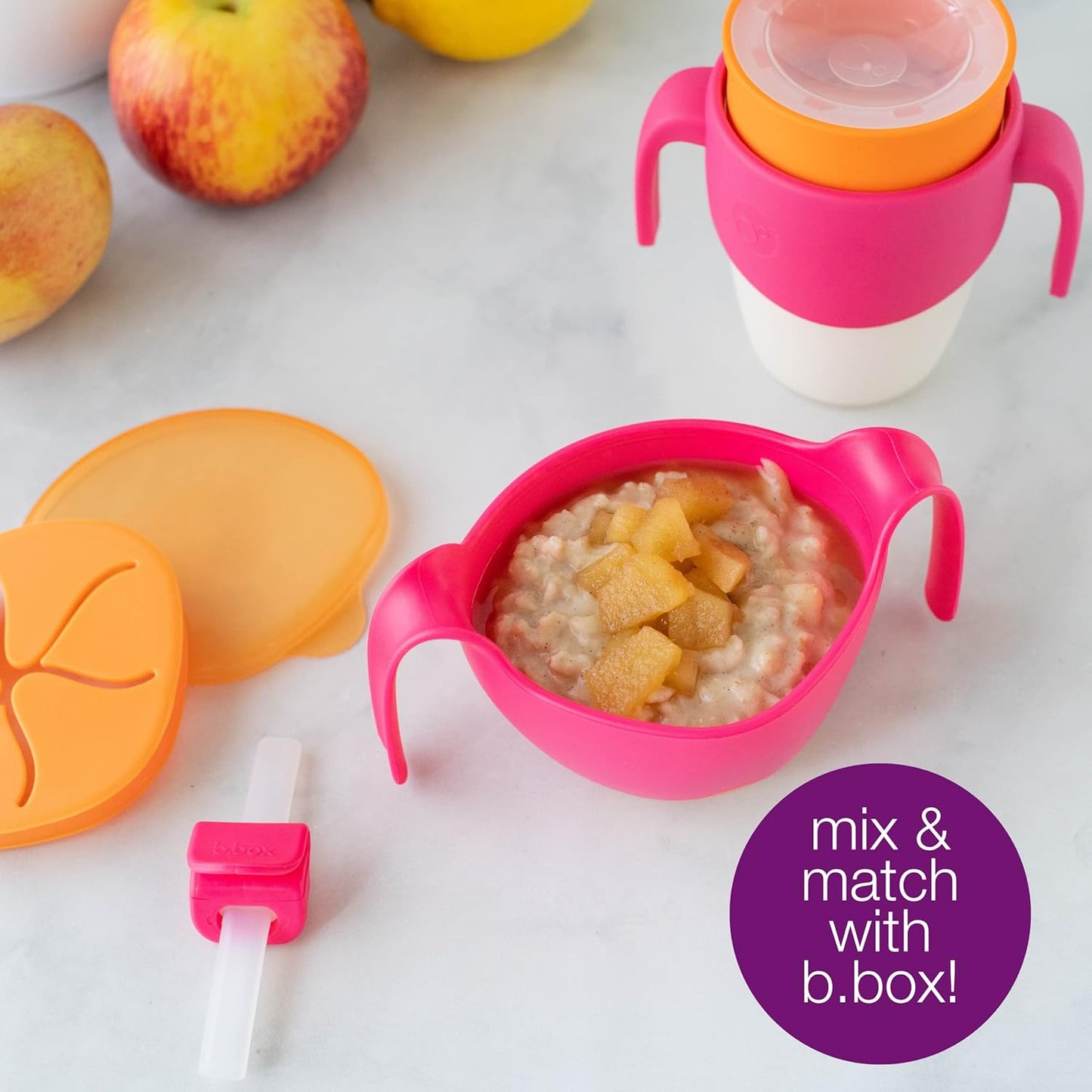 B.Box 360° Trainer Cup 250ml – Spill-Proof Baby Drinking Cup with Easy-Grip Handles