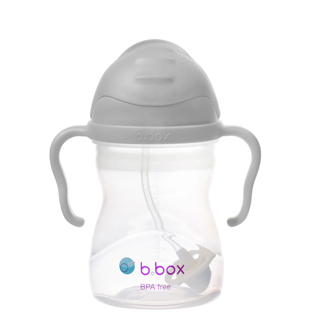 B.box Anti-Colic Weighted Straw Sippy Cup - Leak-Proof Baby Training Cup - 240ml