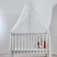 Baby Round Mosquito Net Canopy with Stand Holder – Hanging Netting Bed Canopy for Kids Bedroom, Safe Insect Protection, Lightweight Design, Easy Installation, Best Gift for Children - Adenzo Comfies