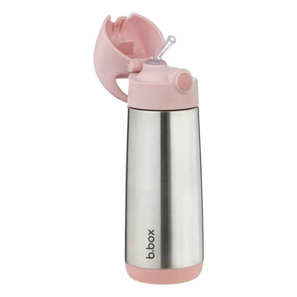 B.box Insulated Straw and Spout Water Bottle, Leak - Proof Tumbler with Lid & Straw for Travel - 500 ml Capacity - Adenzo Comfies