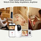 Momcozy BM04 5-Inch Smart Baby Monitor with Camera – Dual-Mode WiFi & Parent Unit, 1080P HD Video, Night Vision, Motion Alerts, Two-Way Talk & Family Sharing