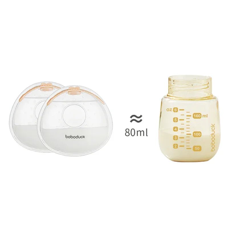 Boboduck BPA - Free Silicone Reusable Breast Milk Collector Shield – Comfortable Nursing Accessory for Breastfeeding Mothers, Leak - Proof & Easy to Clean - Adenzo Comfies