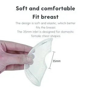 Boboduck BPA - Free Silicone Reusable Breast Milk Collector Shield – Comfortable Nursing Accessory for Breastfeeding Mothers, Leak - Proof & Easy to Clean - Adenzo Comfies