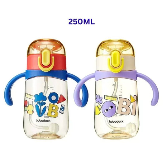 Boboduck Baby Learning Cup – BPA - Free Sippy Cup with Leak - Proof Straw for Easy Baby Self - Feeding - Adenzo Comfies