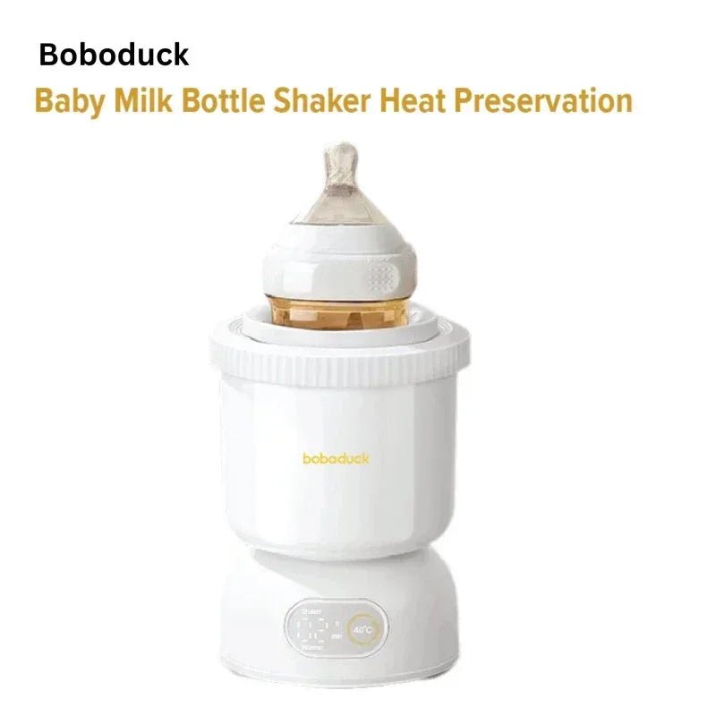 Boboduck Baby Milk Bottle Shaker | 24H Heat Preservation, 4 - Speed Rotation, Low - Noise Magnetic Motor, Type - C Powered - Adenzo Comfies