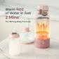 Momcozy Portable Milk Warmer for Travel – Dual Heating Modes for Breast Milk & Water, Portable Bottle Warmer with Fast Heating & Long Battery Life, 17 Ounces Large Capacity to Meet Your All-Day Needs