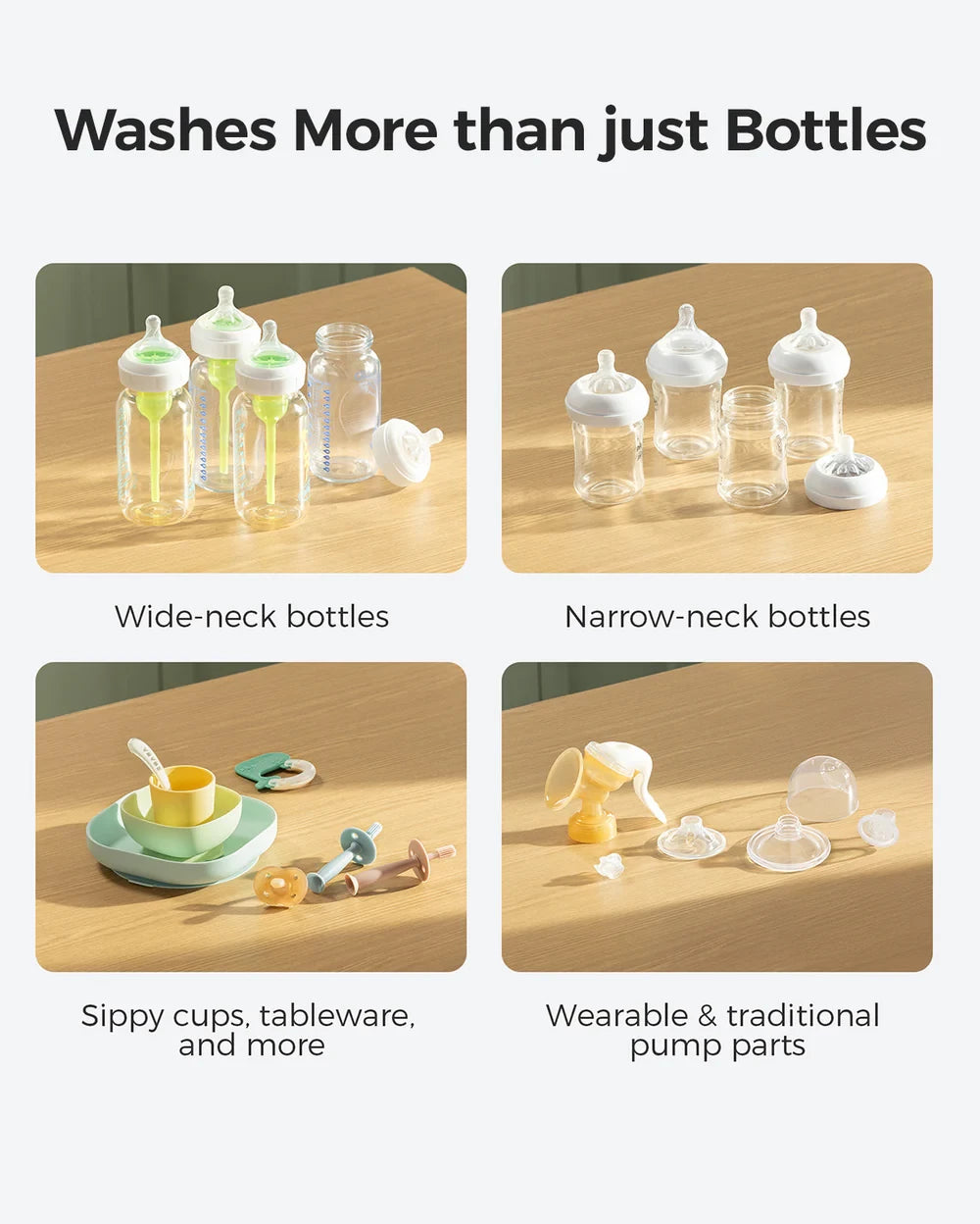 Momcozy KleanPal Pro Baby Bottle Washer Electric Bottle Washer