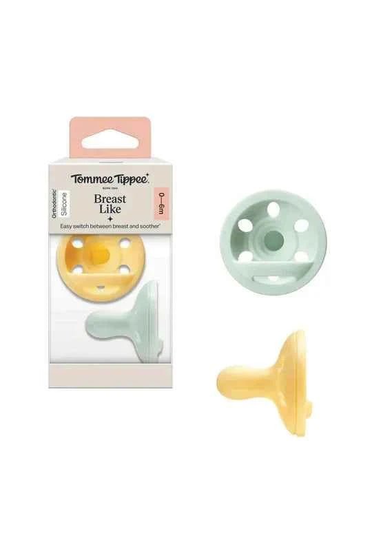 Tommee Tippee CTN Breast‑Like Soother – 0–6 Months, 2 Pack - Adenzo Comfies