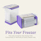 Lansinoh Breastmilk Bags Storage Container – Organizer with Quick‑Freeze Tray + 5 Bonus Bags