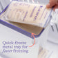Lansinoh Breastmilk Bags Storage Container – Organizer with Quick‑Freeze Tray + 5 Bonus Bags