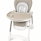 Burbay Adjustable Baby High Chair with Removable Tray & Safety Harness – Modern Foldable Feeding Chair - Adenzo Comfies