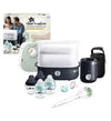 Tommee Tippee Feeding Set - Closer to Nature Complete Feeding Set with Electric Steam Steriliser, Bottle Warmer, Soothers & Bottles for Newborns - Adenzo Comfies