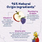 Childs Farm | Kids Hair & Body Wash 500ml | Blackberry & Organic Apple | Suitable for Dry, Sensitive & Eczema-prone Skin - Adenzo Comfies