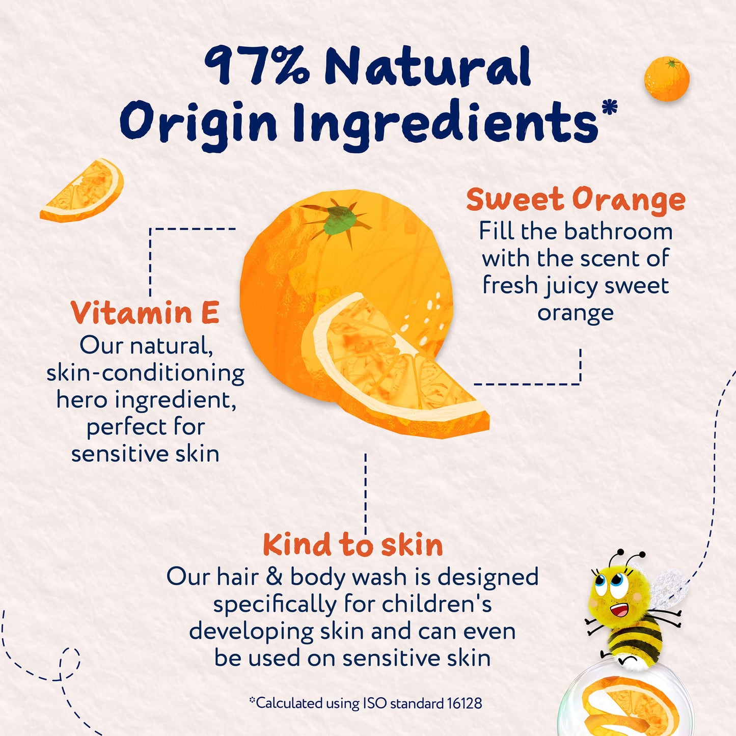 Child's Farm Organic Sweet Orange Hair and Body Wash 500 ml by Childs Farm - Adenzo Comfies