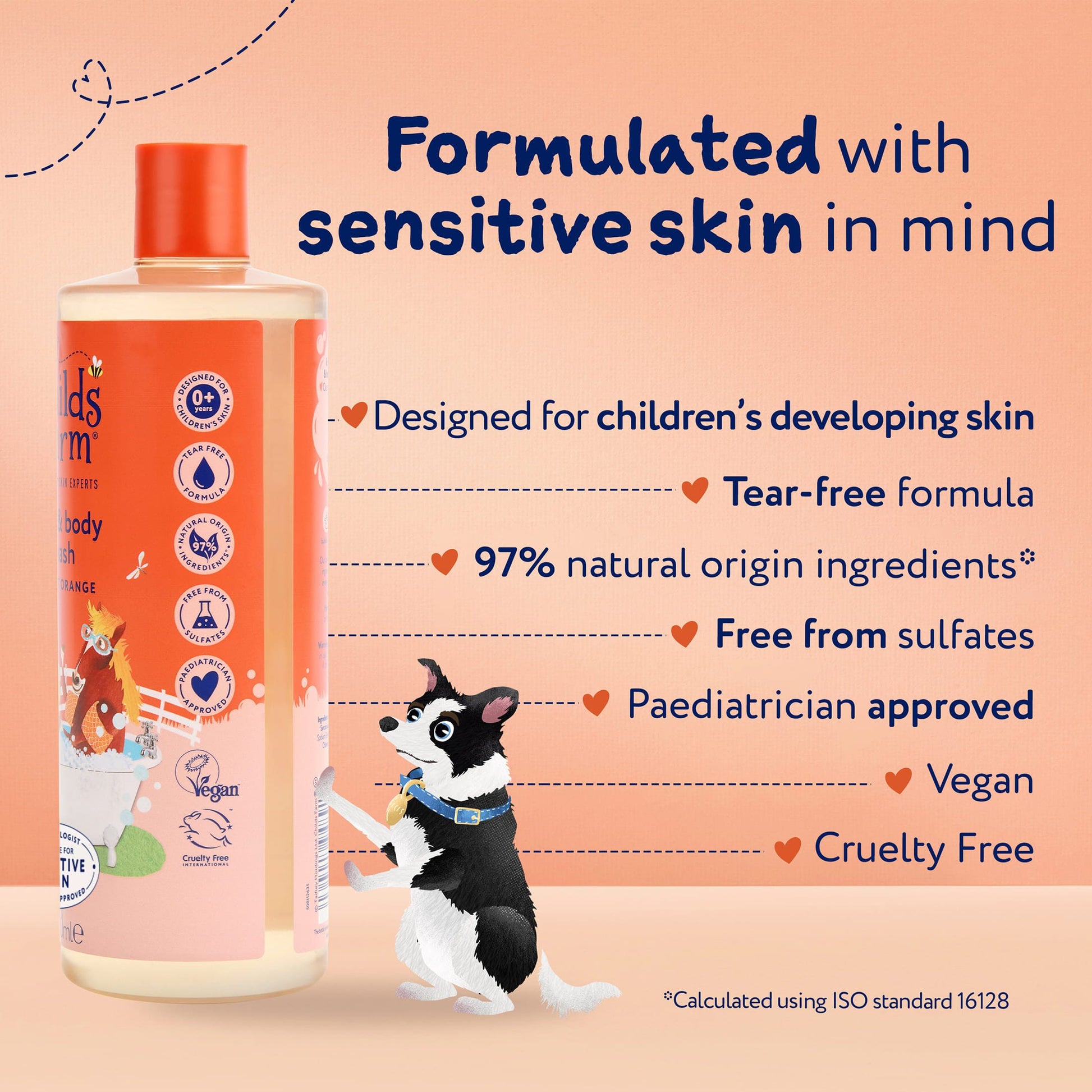 Child's Farm Organic Sweet Orange Hair and Body Wash 500 ml by Childs Farm - Adenzo Comfies