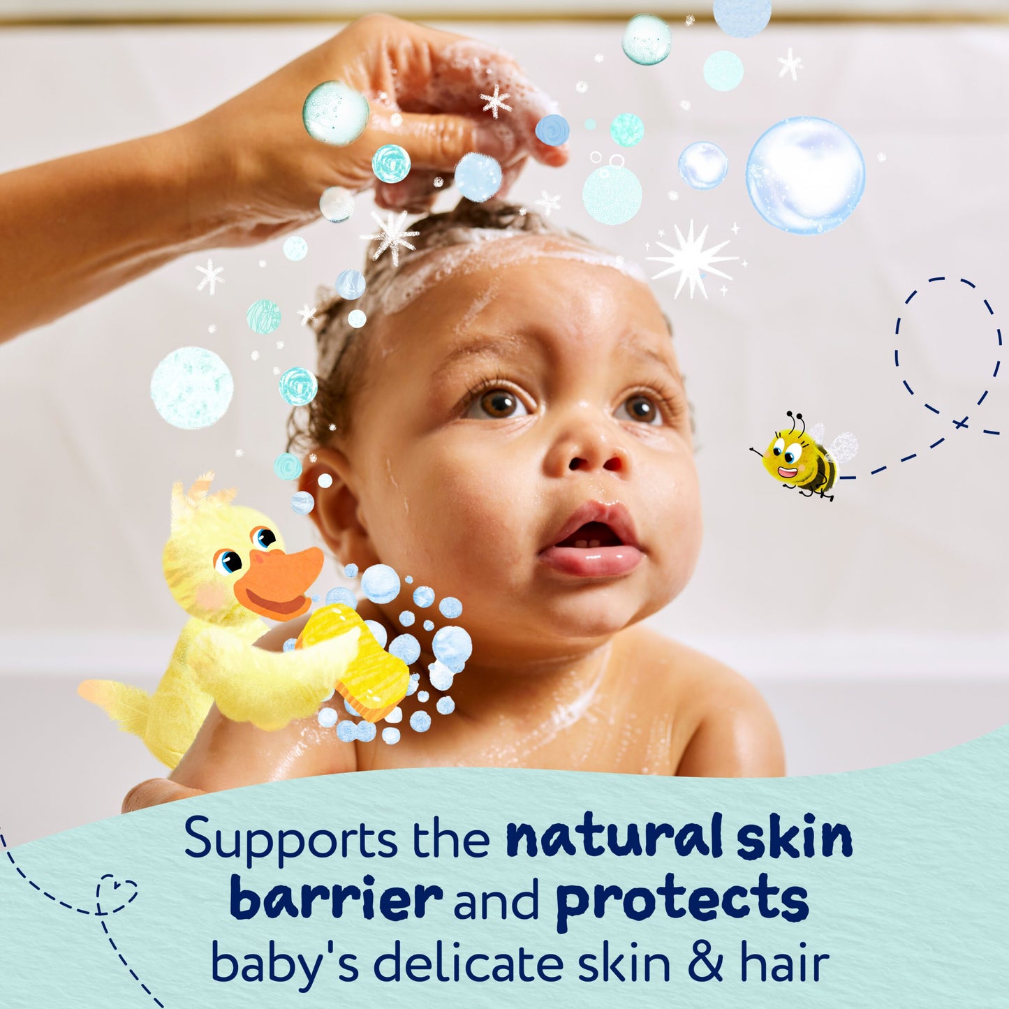 Child's Farm Baby Shampoo Unfragranced Gently Cleanses Hair and Scalp Suitable for Newborns with Dry, Sensitive and Eczema-prone Skin and Scalp, 250 ml