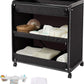 Sweeby Changing Table Baby Changing Station with Wheels, Portable Baby Changing Tables Soft Changing Table Topper, Diaper Changing Station Newborn Changing Essentials(Black) - Adenzo Comfies
