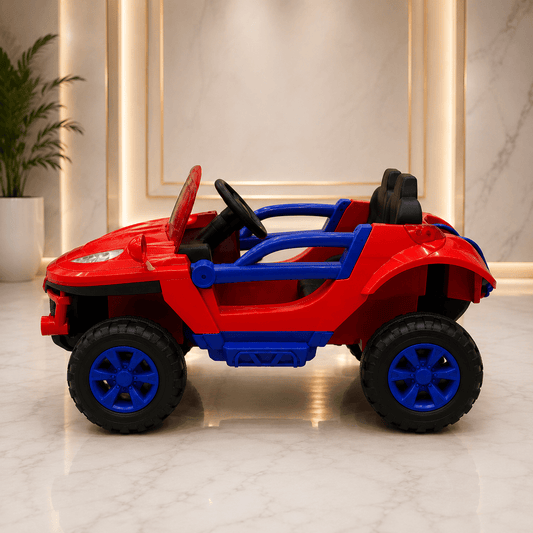 Electric Ride - On Car for Kids – 6 - Motor Red Battery - Powered Vehicle for Children - Adenzo Comfies