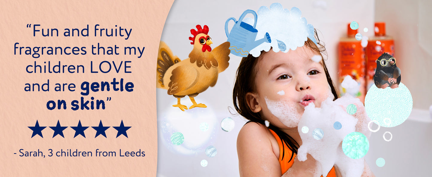 Childs Farm Kids Bubble Bath, Sweet Orange | Gently Cleanses & Soothes | Suitable for Dry, Sensitive Skin, 500ml
