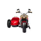Baby Gaon Electric Ride-On Moto Chopper for Kids – Black Battery-Powered Motorcycle with Music, LED Screen, and Two-Passenger Seat