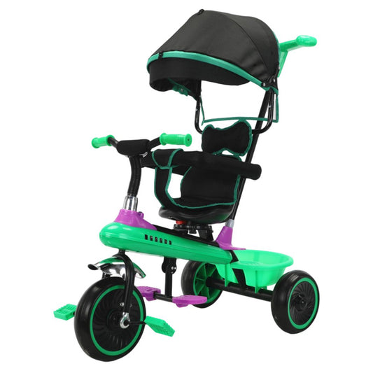 Children's 3-Wheeled Pedal Bikes Baby Bicycles and Push Carts for Toddlers for 2-6 Years Made of Durable Plastic