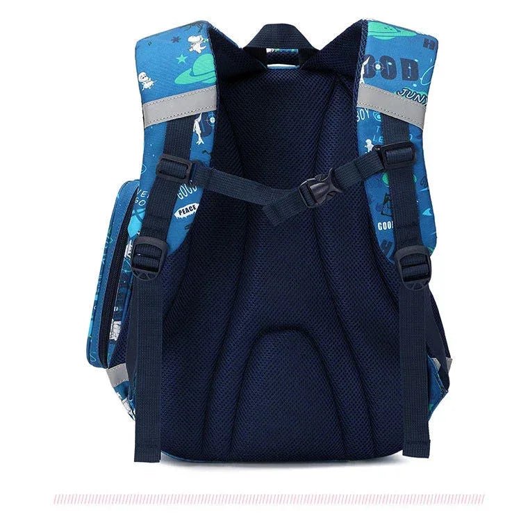 Children's Schoolbag, Dinosaur Print Waterproof Backpack with Lunch Box for Primary School Boys - Adenzo Comfies