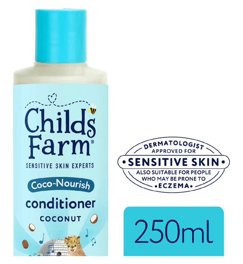 Childs Farm Coco‑Nourish Conditioner – Coconut, 250ml, Tear‑Free & Silicone‑Free
