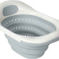 ClevaMama ClevaBath – Grey, Foldable Baby Sink Bath, 0–12 Months