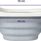 ClevaMama ClevaBath – Grey, Foldable Baby Sink Bath, 0–12 Months - Adenzo Comfies