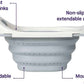 ClevaMama ClevaBath – Grey, Foldable Baby Sink Bath, 0–12 Months