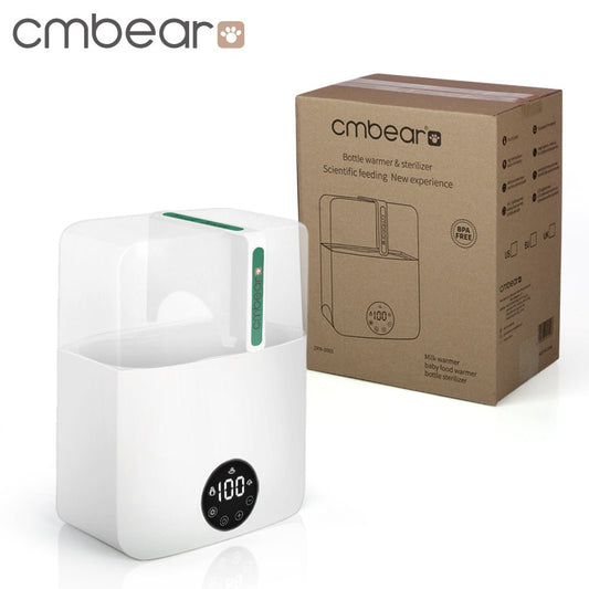 Cmbear ZRN-0803 Baby Bottle Sterilizer Food Warmer (EU Plug) - Adenzo Comfies