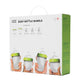 Comotomo Baby Bottle Bundle With 2x150ml Bottles, 2x250ml Bottles, and 3 Pairs of Teats-0-3m, 3m+, 6m+ (7 Piece Set)