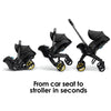 4 in 1 Stroller for 0m+, Car Seat & Stroller in 1 | 3 Reclining Positions, i-Size Certified, Enhanced Safety & Comfort Travel System - Adenzo Comfies