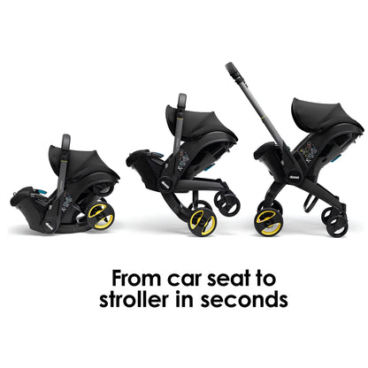 4 in 1 Stroller for 0m+, Car Seat & Stroller in 1 | 3 Reclining Positions, i-Size Certified, Enhanced Safety & Comfort Travel System - Adenzo Comfies