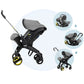 4 in 1 Stroller for 0m+, Car Seat & Stroller in 1 | 3 Reclining Positions, i-Size Certified, Enhanced Safety & Comfort Travel System - Adenzo Comfies