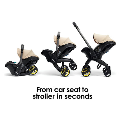 4 in 1 Stroller for 0m+, Car Seat & Stroller in 1 | 3 Reclining Positions, i-Size Certified, Enhanced Safety & Comfort Travel System - Adenzo Comfies