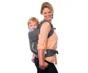 Infantino Cuddle Up Ergonomic Baby Carrier with Teddy Bear Hood | 2 - Way Infant & Toddler Front and Back Carry Carrier (5.4–18.1 kg) - Adenzo Comfies